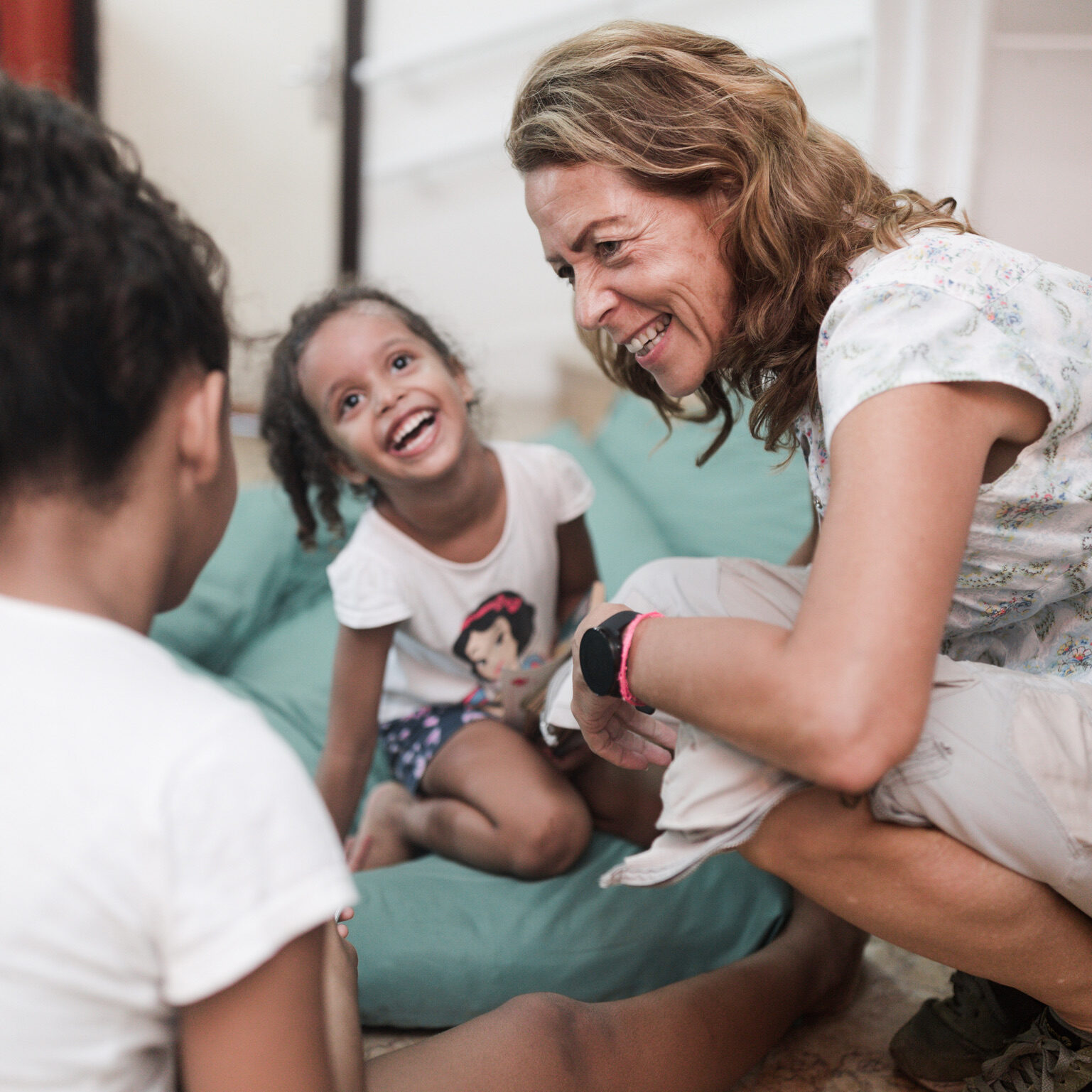 Teacher Diana and Kids