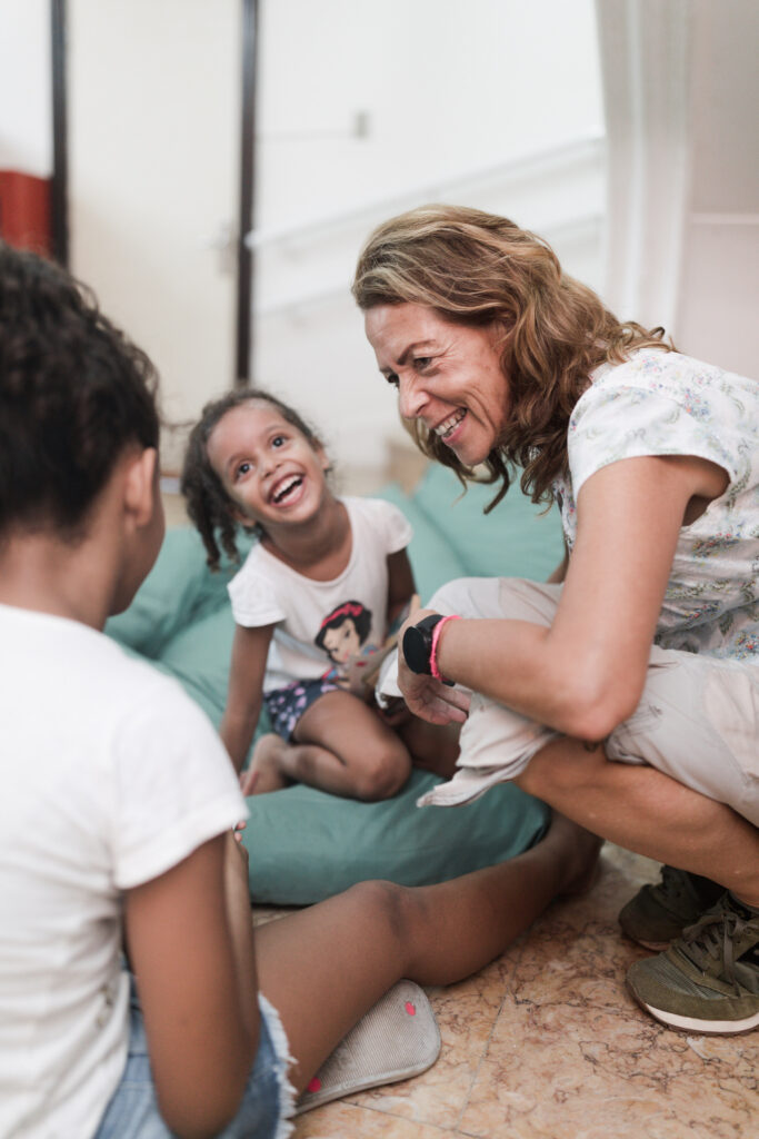 Teacher Diana and Kids