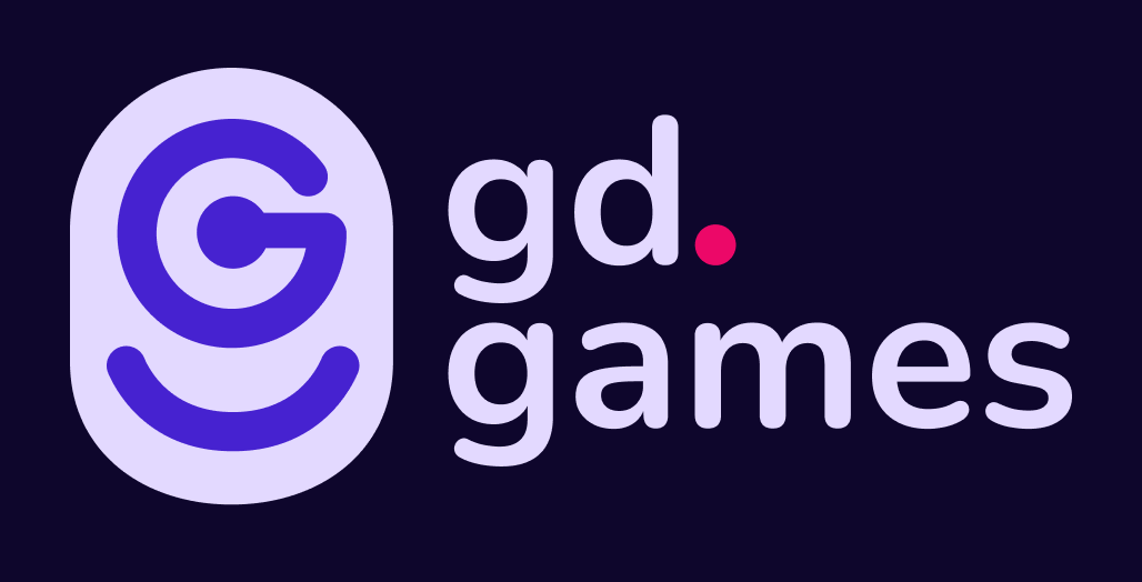 Logo gd.games dark background